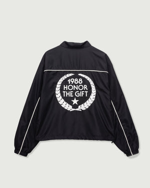 Honor the Gift Honeycomb Track Jacket - Black