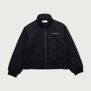 Honor the Gift Script Puffer Jacket - Black