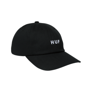 HUF SET OG Curved Visor 6-Panel Hat - Black
