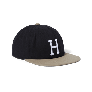 HUF Set Classic H 6 Panel Hatt - Black