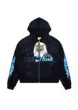 Diet Starts Monday Hell Bent Full Zip Sweatshirt – Vintage Black
