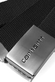 Carhartt WIP Clip Belt Chrome - Black