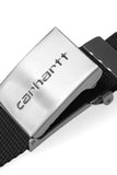 Carhartt WIP Clip Belt Chrome - Black