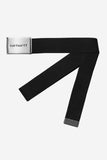 Carhartt WIP Clip Belt Chrome - Black