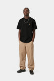 Carhartt WIP S/S Chase T-Shirt - Black / Gold