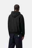 Carhartt WIP Hooded American Script Sweat - Black
