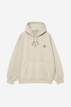 Carhartt WIP Hooded Vista Sweatshirt – Fleur De Sel, Garment Dyed