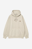 Carhartt WIP Hooded Vista Sweatshirt – Fleur De Sel, Garment Dyed