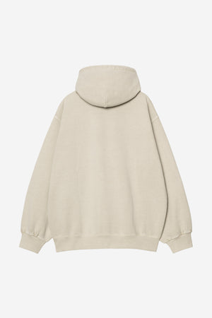 Carhartt WIP Hooded Vista Sweatshirt – Fleur De Sel, Garment Dyed