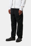 Carhartt WIP Flint Pant - Black Garment Dyed
