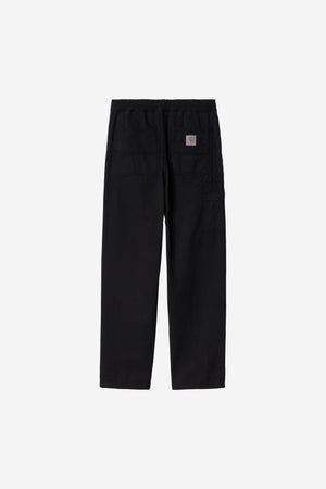 Carhartt WIP Flint Pant - Black Garment Dyed