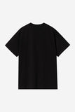 Carhartt WIP S/S Script Embroidery T-Shirt - Black / White