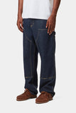 Carhartt WIP Double Knee Pant - Blue Rinsed