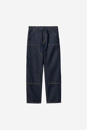 Carhartt WIP Double Knee Pant - Blue Rinsed