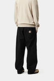 Carhartt WIP Floyde Pant – Black, Garment Dyed