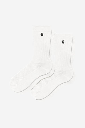Carhartt WIP Madison Pack Socks – White / Black + White / Black