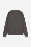 Carhartt WIP L/S Vista Waffle T-Shirt - Black Garment Dyed