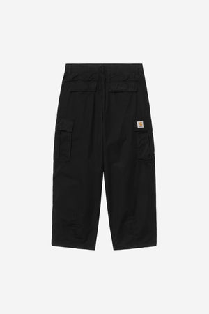 Carhartt WIP Cole Cargo Pant - Black, Garment Dyed