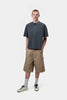 Carhartt WIP S/S Benton T-Shirt - Carbon, Garment Dyed
