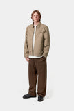 Carhartt WIP Module Script Jacket – Leather / Black, Rigid