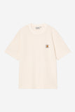 Carhartt WIP S/S Nelson Waffle T-Shirt - Natural, Garment Dyed