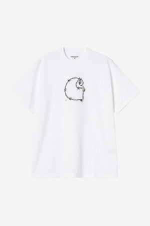 Carhartt WIP S/S Barbwire C T-Shirt – White