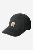 Carhartt WIP Canvas Cap – Black Stone Washed