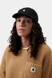 Carhartt WIP Madison Logo Cap - Black / White