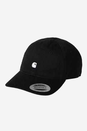 Carhartt WIP Madison Logo Cap - Black / White