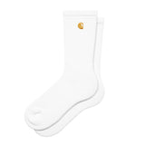 Carhartt WIP Chase Socks - White / Gold