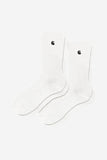 Carhartt WIP Madison Pack Socks - White / Black + White / Black