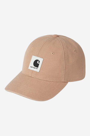 Carhartt WIP Canvas Cap - Dusty H Brown Stone Washed