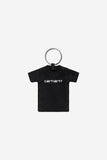 Carhartt WIP Mini Script T-Shirt Keychain - Black