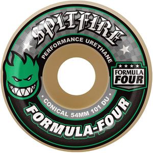 Spitfire Formula Four Conical 53mm 101D Wheels – Set of 4