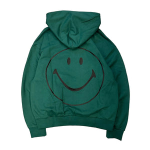 Market Smiley Core Zip Hoodie - Dark Green