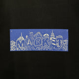 Market Cityscape Box Logo Hoodie - Black