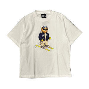 Market Bear Hitting The Slopes T-Shirt - White