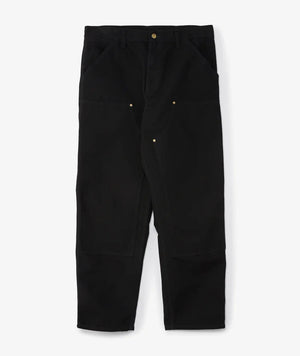 Carhartt WIP Double Knee Pant – Black, Rinsed