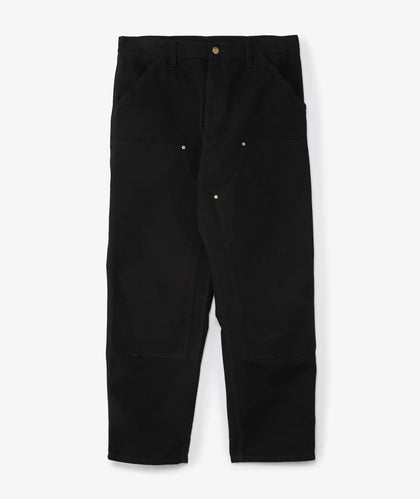 Carhartt WIP Double Knee Pant – Black, Rinsed