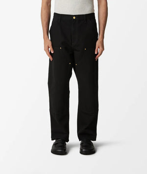 Carhartt WIP Double Knee Pant – Black, Rinsed