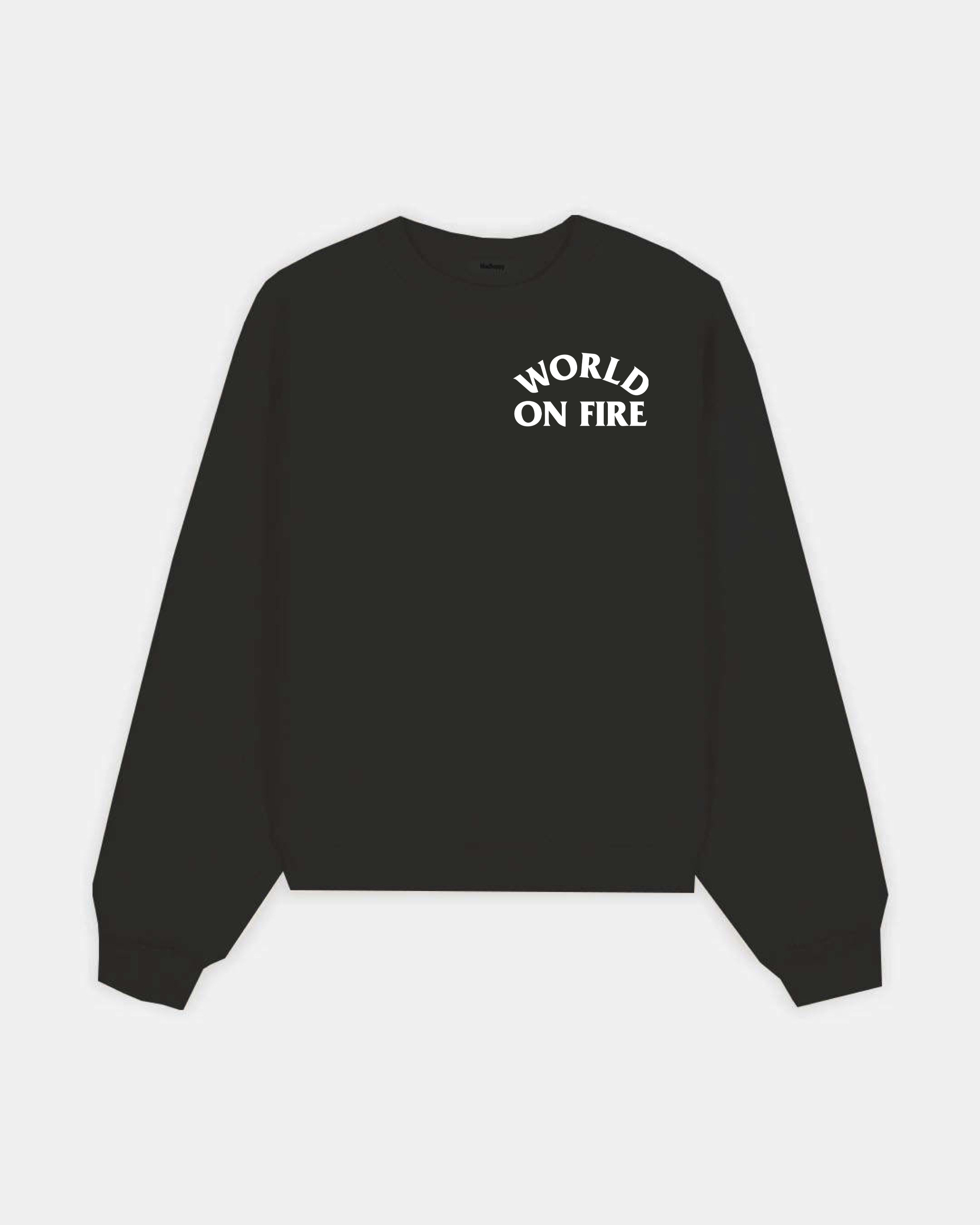 Bucket Box World on Fire Sweater