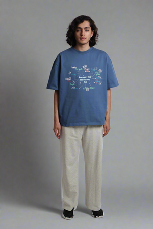 Fluttery Wide Leg Pants - Grey