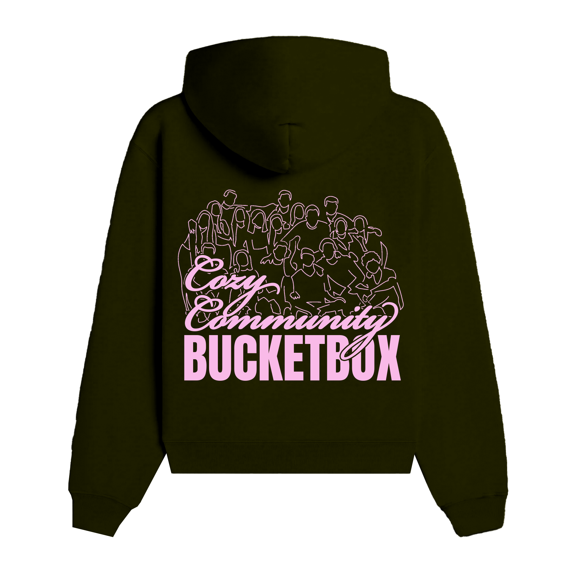 Bucket Box Hoodie - Olive