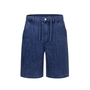 No Bad Vibez Denim Jort - Blue
