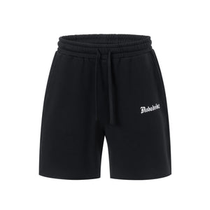 No Bad Vibez V2 Cotton Shorts- Black