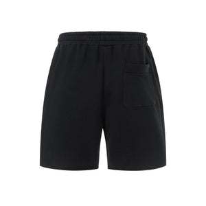 No Bad Vibez V2 Cotton Shorts- Black