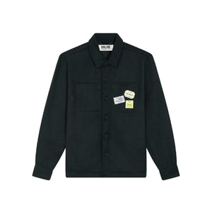 Galag Garage AW25 S124 Overshirt - Black