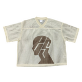 Ego System Mesh Tee - Cream