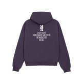 Twenty Three Midnight Parking Lot Hoodie - Dark Purple