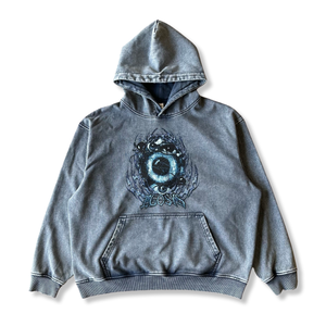 Ego System V3.0 Blue Eyed Hoodie - Washed Denim
